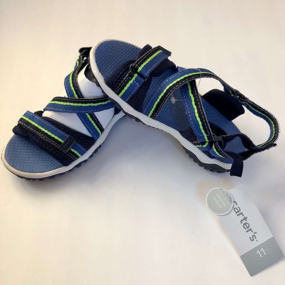 NEW Carter Toddler Boys Velcro Sandals